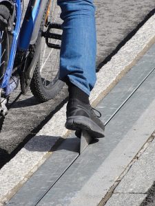 detailfoto fietslift Trondheim